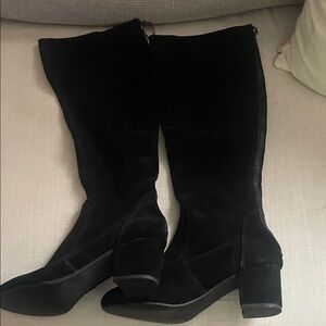 Steve Madden Black Heeled Boots